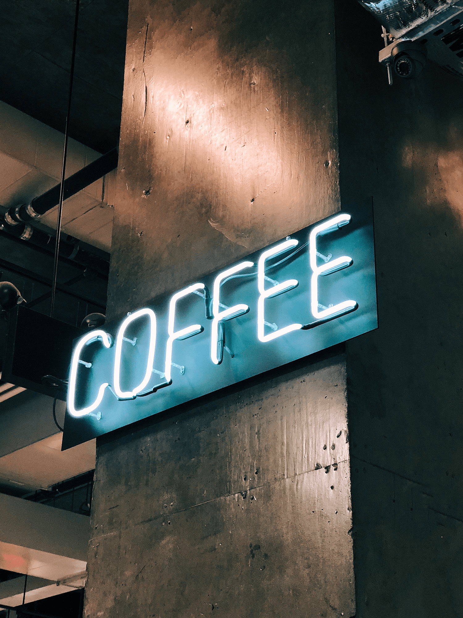 coffee neon sign