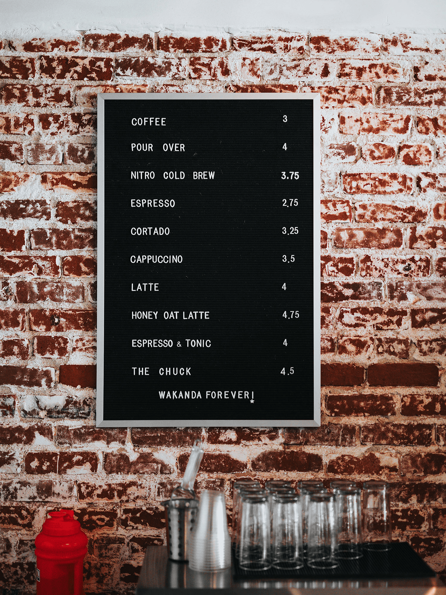 menu board